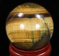 Top Quality Polished Tiger's Eye Sphere #33635-1